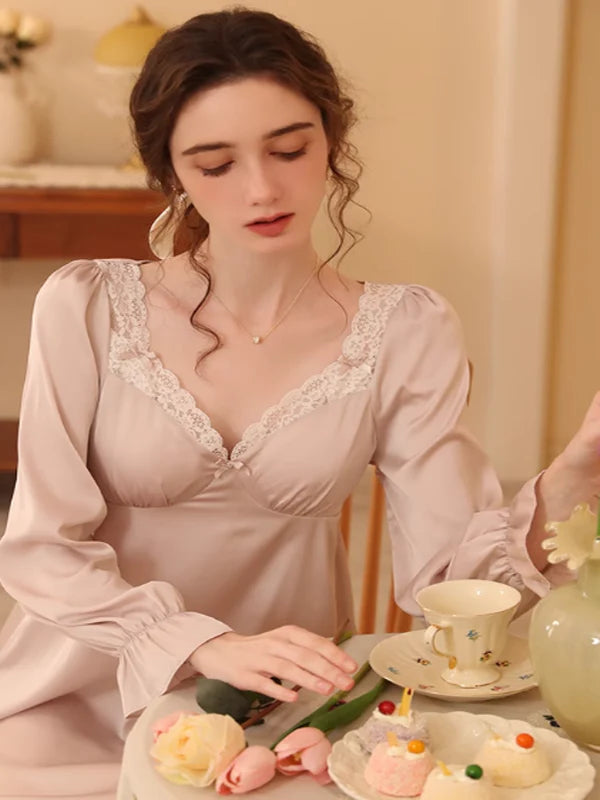 Lavender Lace Serenity Nightgown