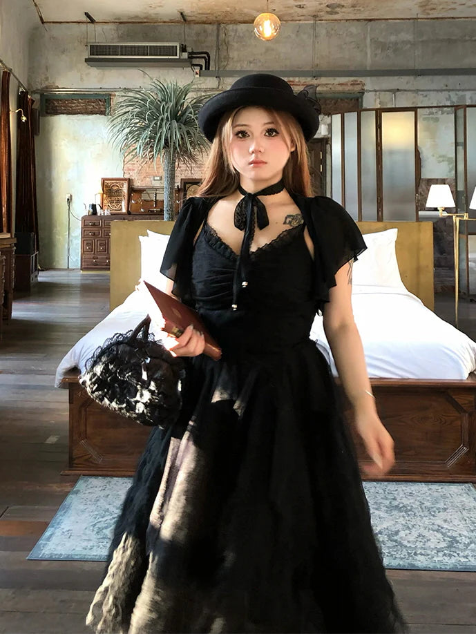 Midnight Tulle Waltz Dress