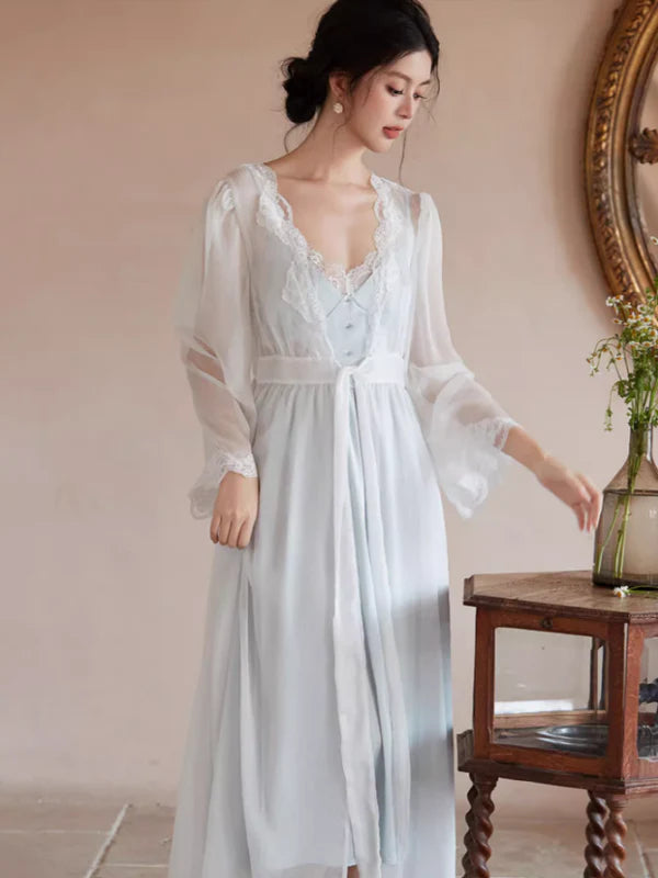 Celestial Dream Slip Dress & Gown Set