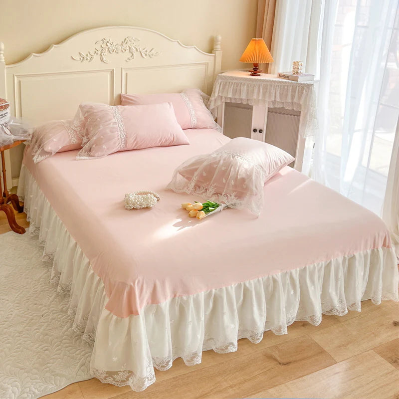 Princess Soft Cotton Ruffle Bed Set