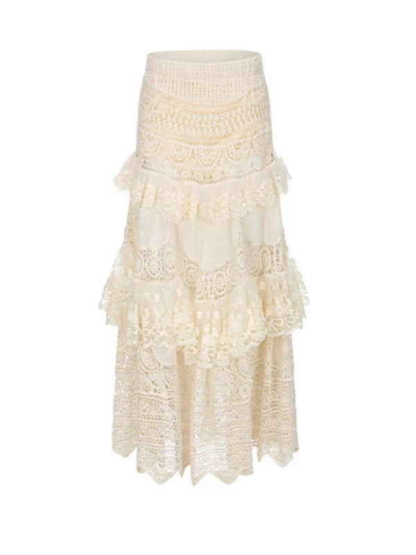 Victorian Grace Lace Long Skirt