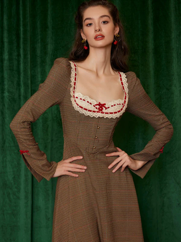 Vintage Lace Elegance Dress