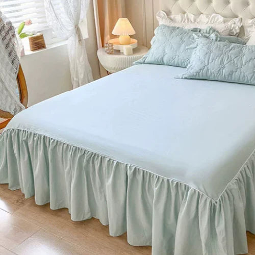 Blue Cozy Quilting Duvet Cover Set