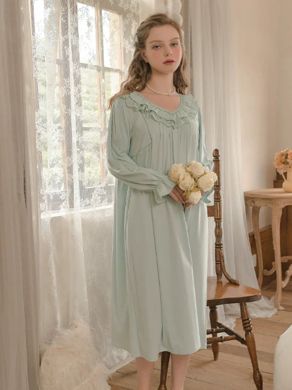 Enchanted Lace Mint Nightgown