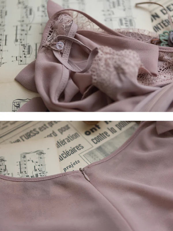 Serene Blossom Vintage Dress