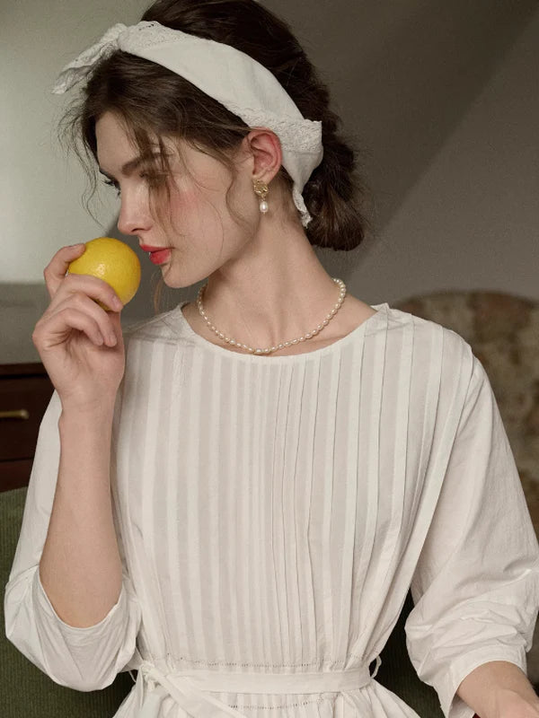 Spring Delight Monochrome Dress