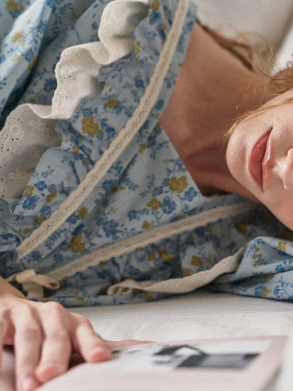 Morning Garden Cotton Pajama Set