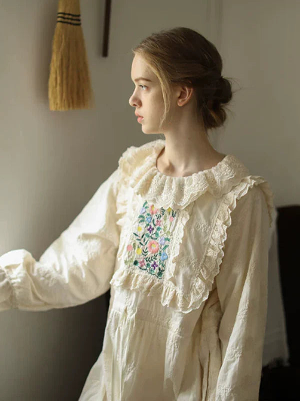 Sunlit Floral Lace Dress