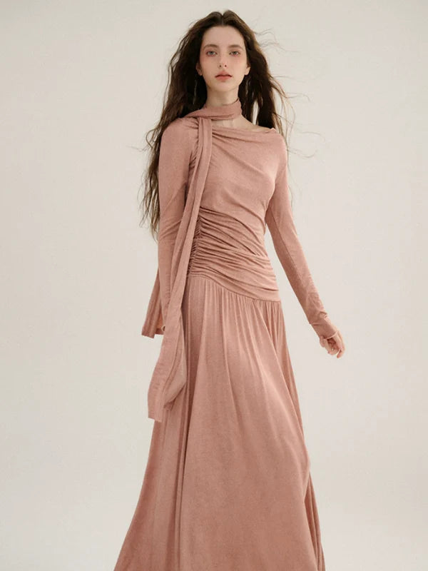 Blushing Dawn Modal Dress