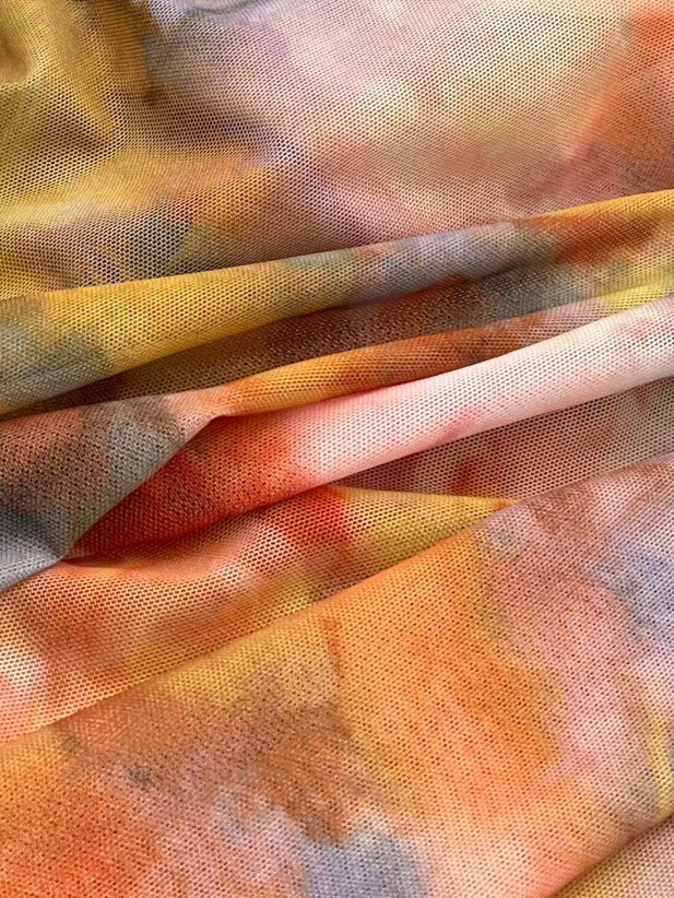 Watercolor Meadow Mesh Dress