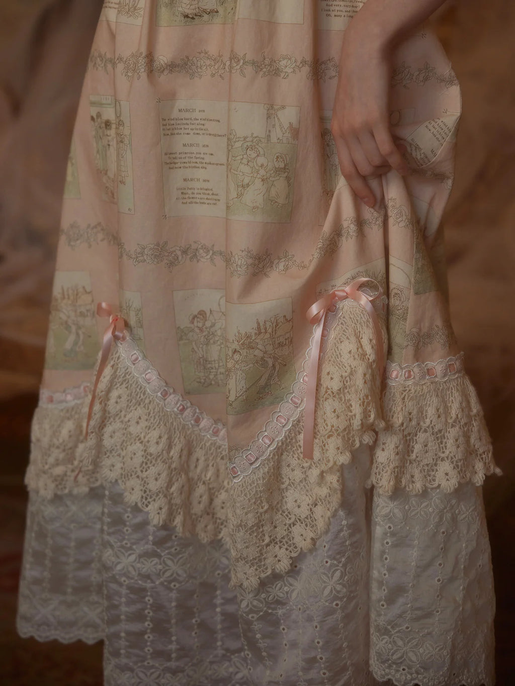 Blush Storybook Lace Dress