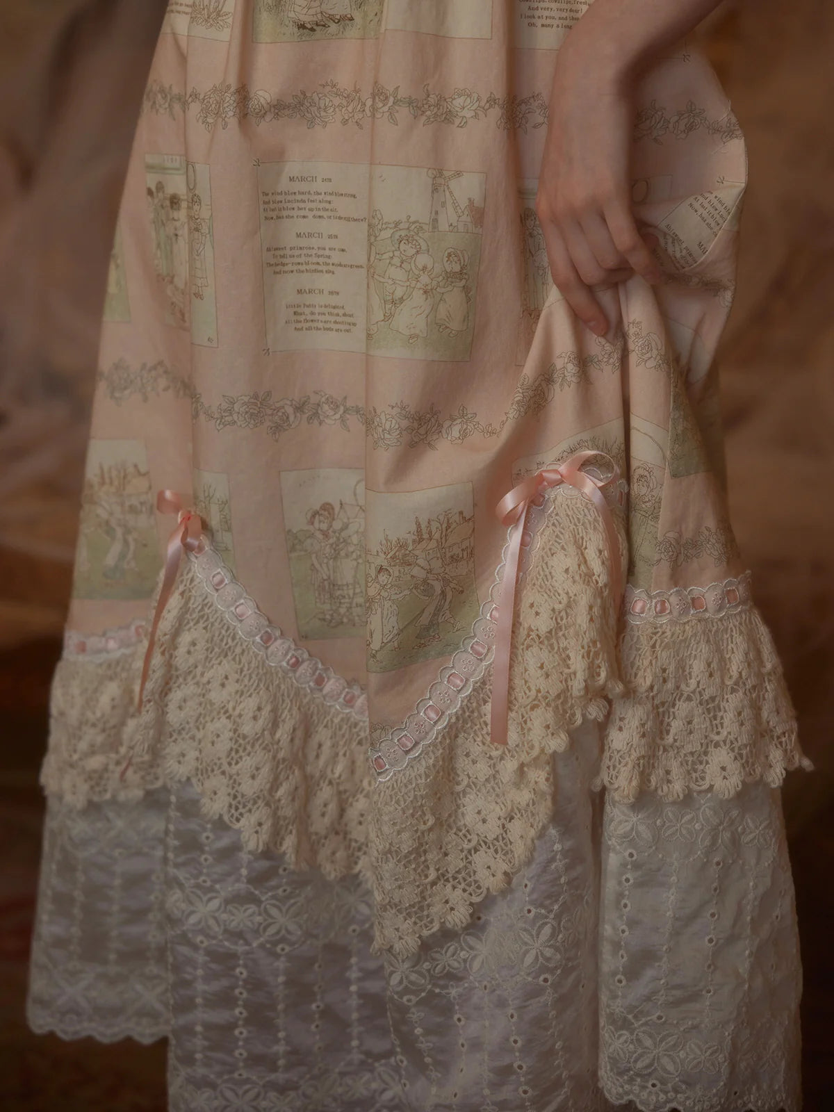 Blush Storybook Lace Dress