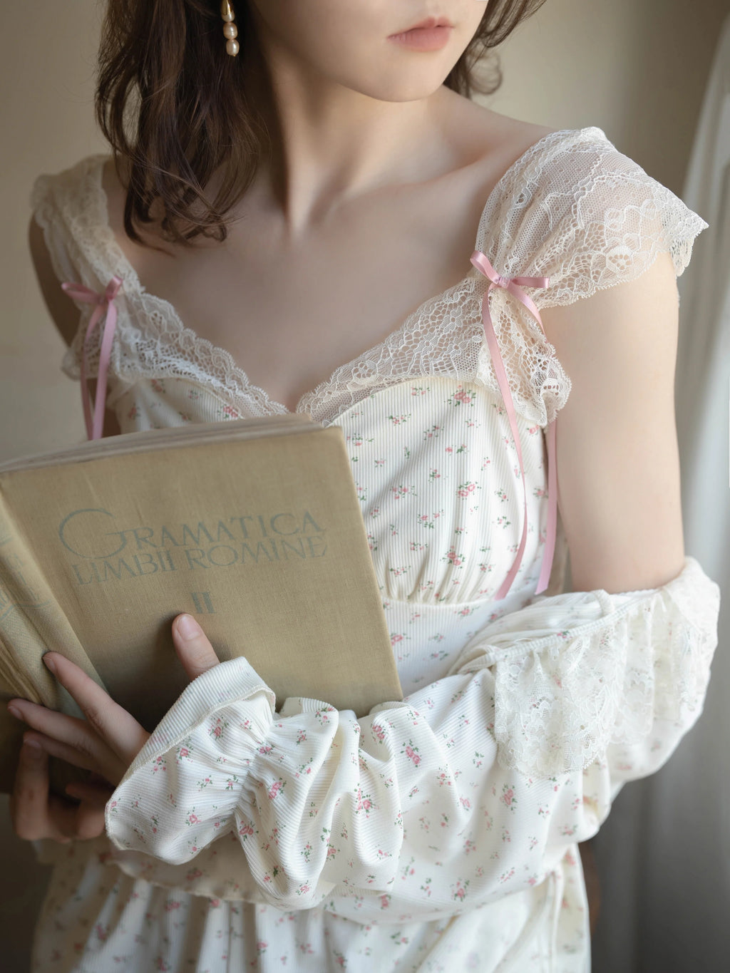 Blossom Morning Lace Loungewear Set