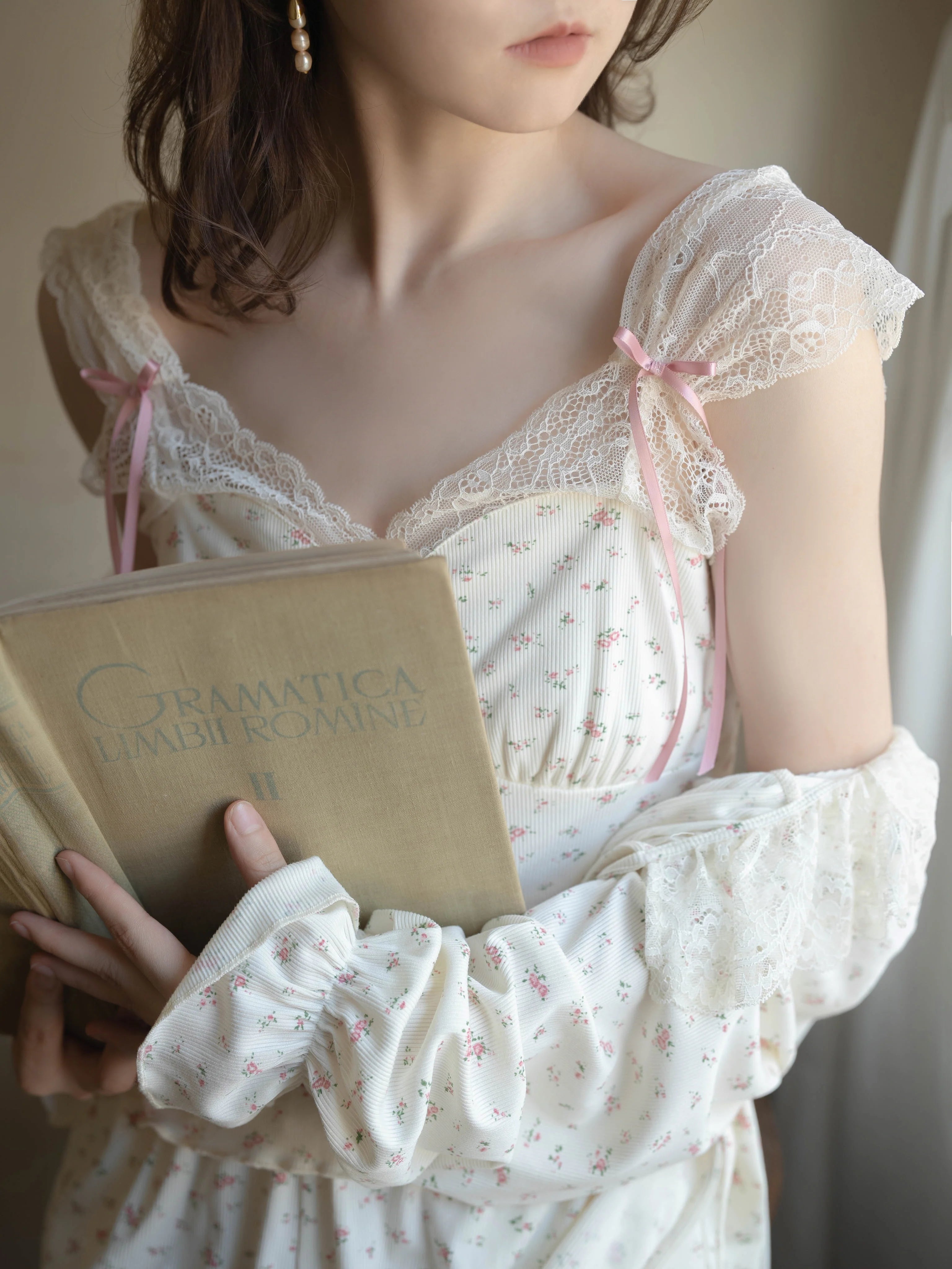 Blossom Morning Lace Loungewear Set