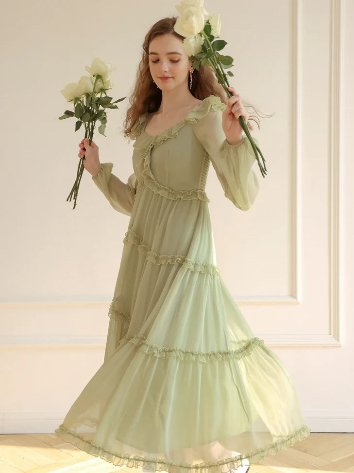 Aurora's Green Fairy Dress