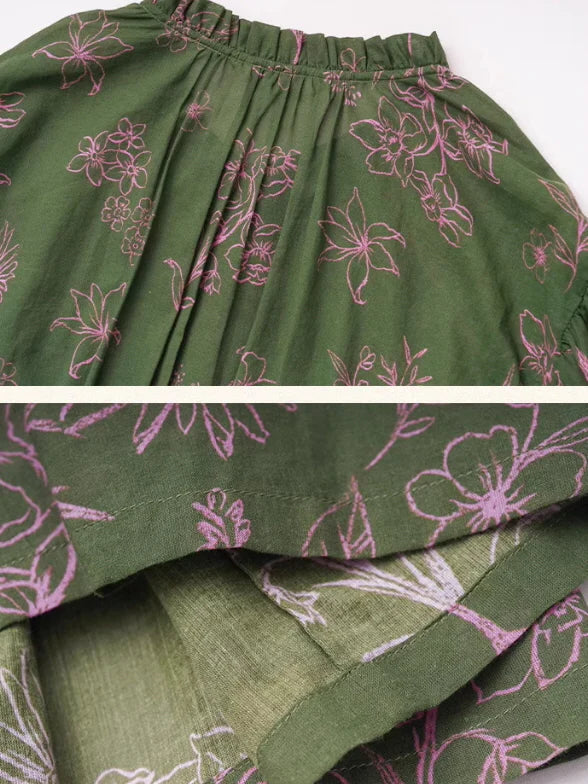 Evelyn's Forest Whispers Summer Dress