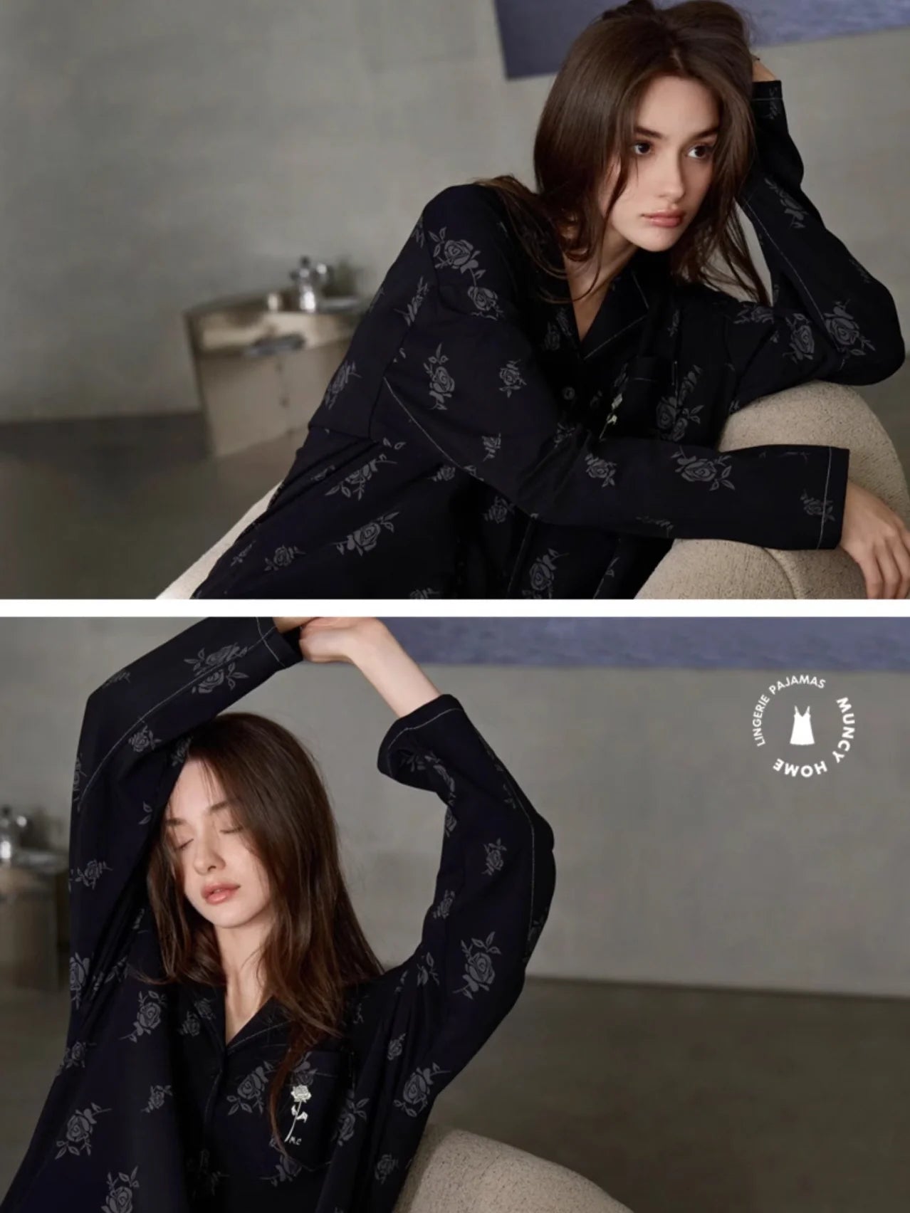 Black Rose Vintage Nightgown