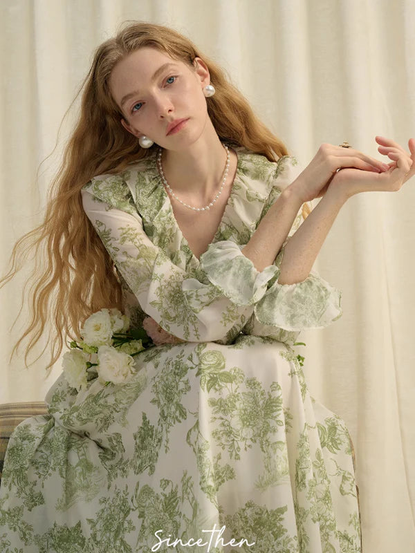 Garden Fairy's Green Rose Dress