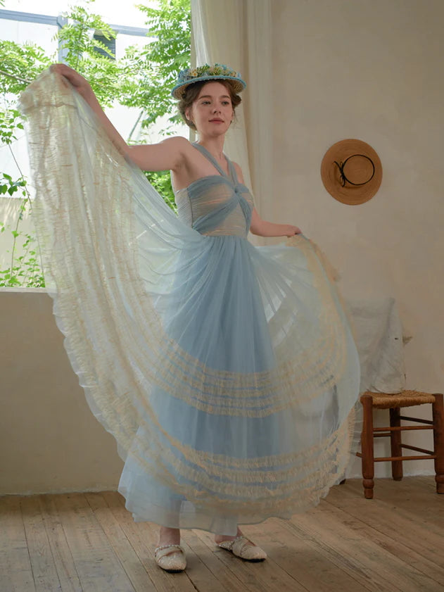 Bluebell Ruffle Garden Dress