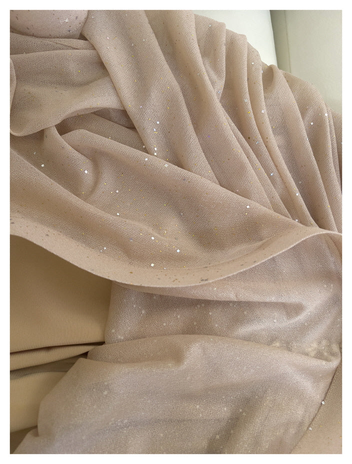 Glitter Blossom Embellished Mini Dress