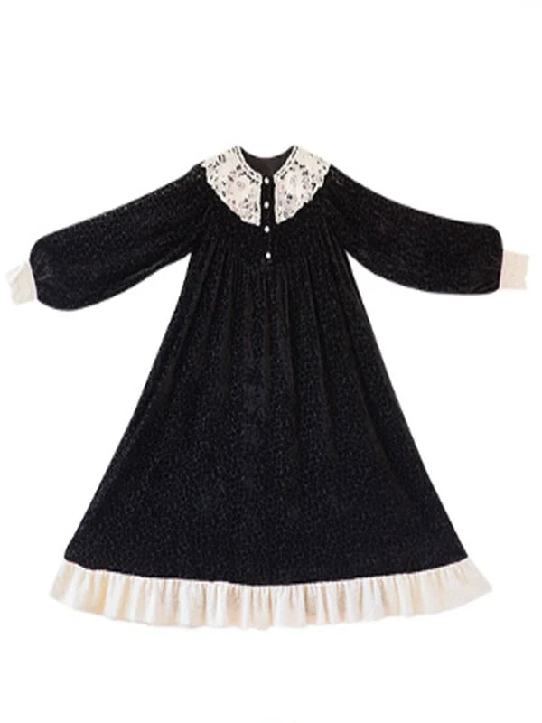 Velvet Twilight Elegance Dress