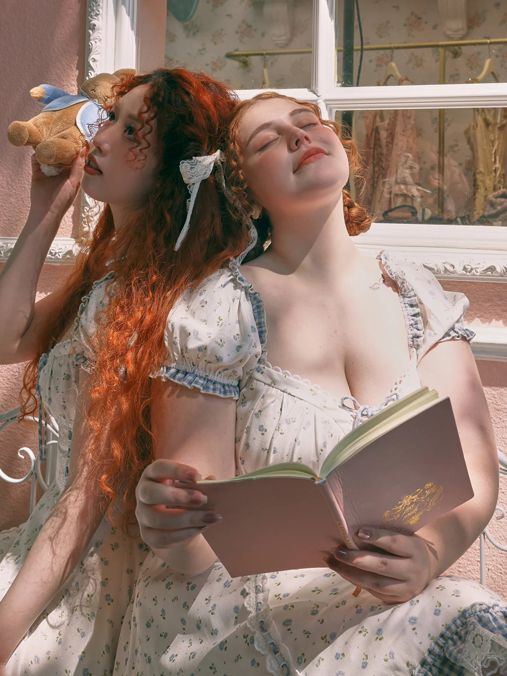 Ethereal Lace Coquette Dress