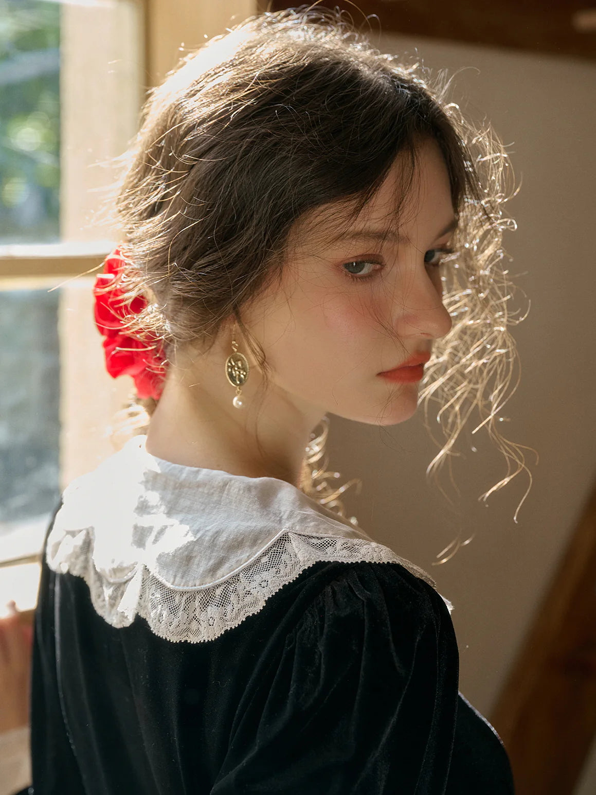 Velvet Romance Vintage-Inspired Dress