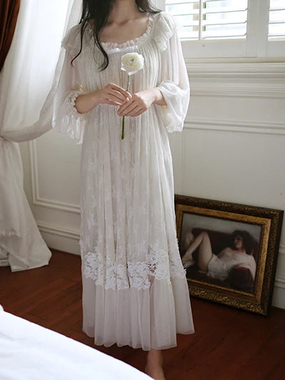 Elizabeth's Royal Lace Nightwear