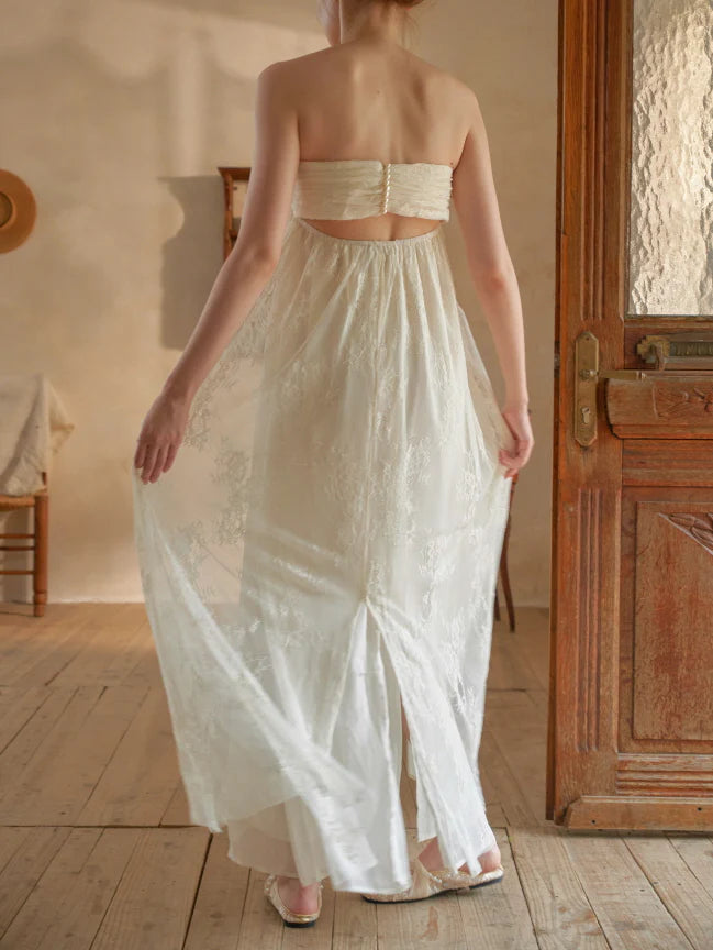 Floral Sleeves Enchanted Garden Bloom Dress