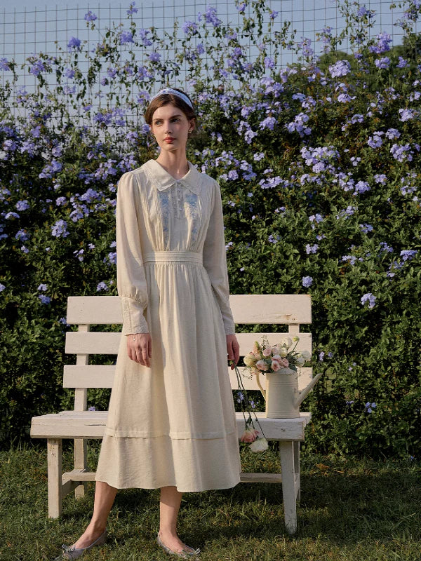 French Blossom Ivory Dress