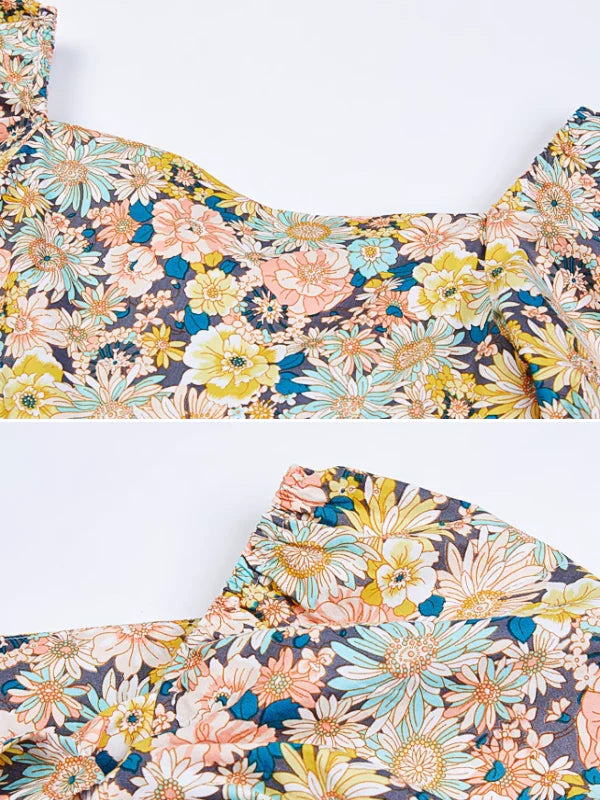 Blossoming Rose Garden Midi Dress