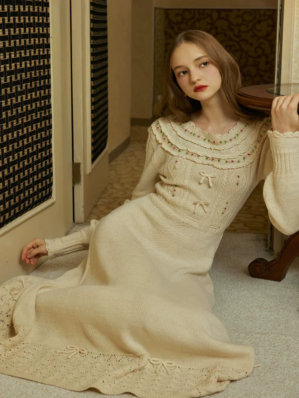 Fairytales in Bloom Knit Dress