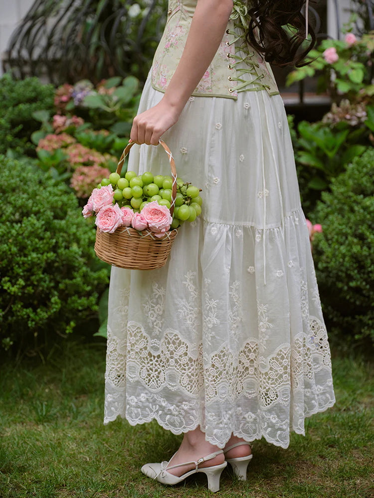 Olivia's Elegant Garden Mint Dress
