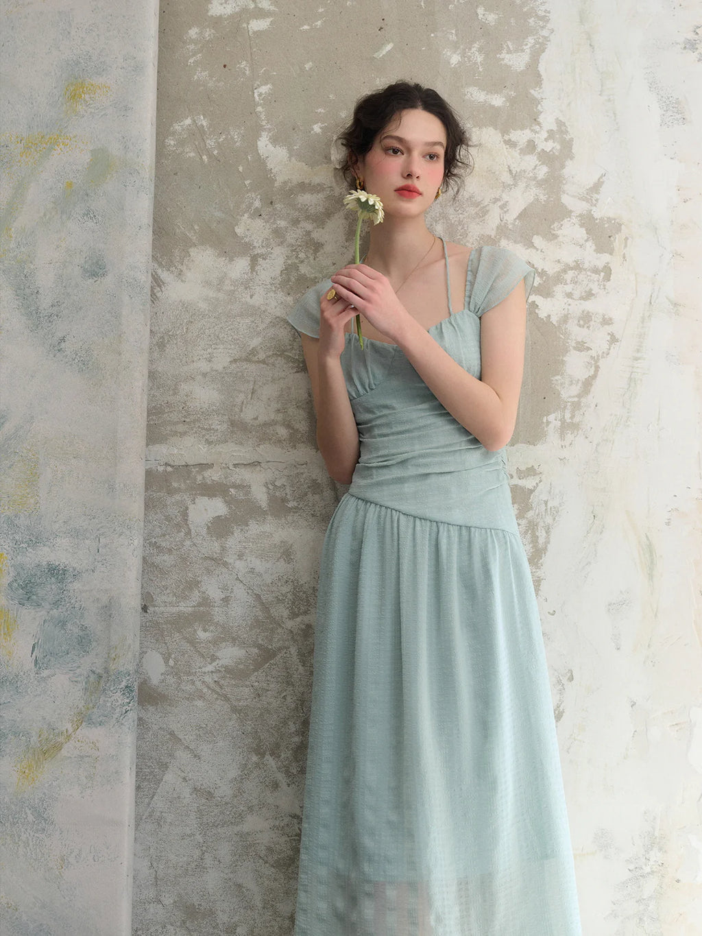 Chloe's Mint Blossom Summer Dress