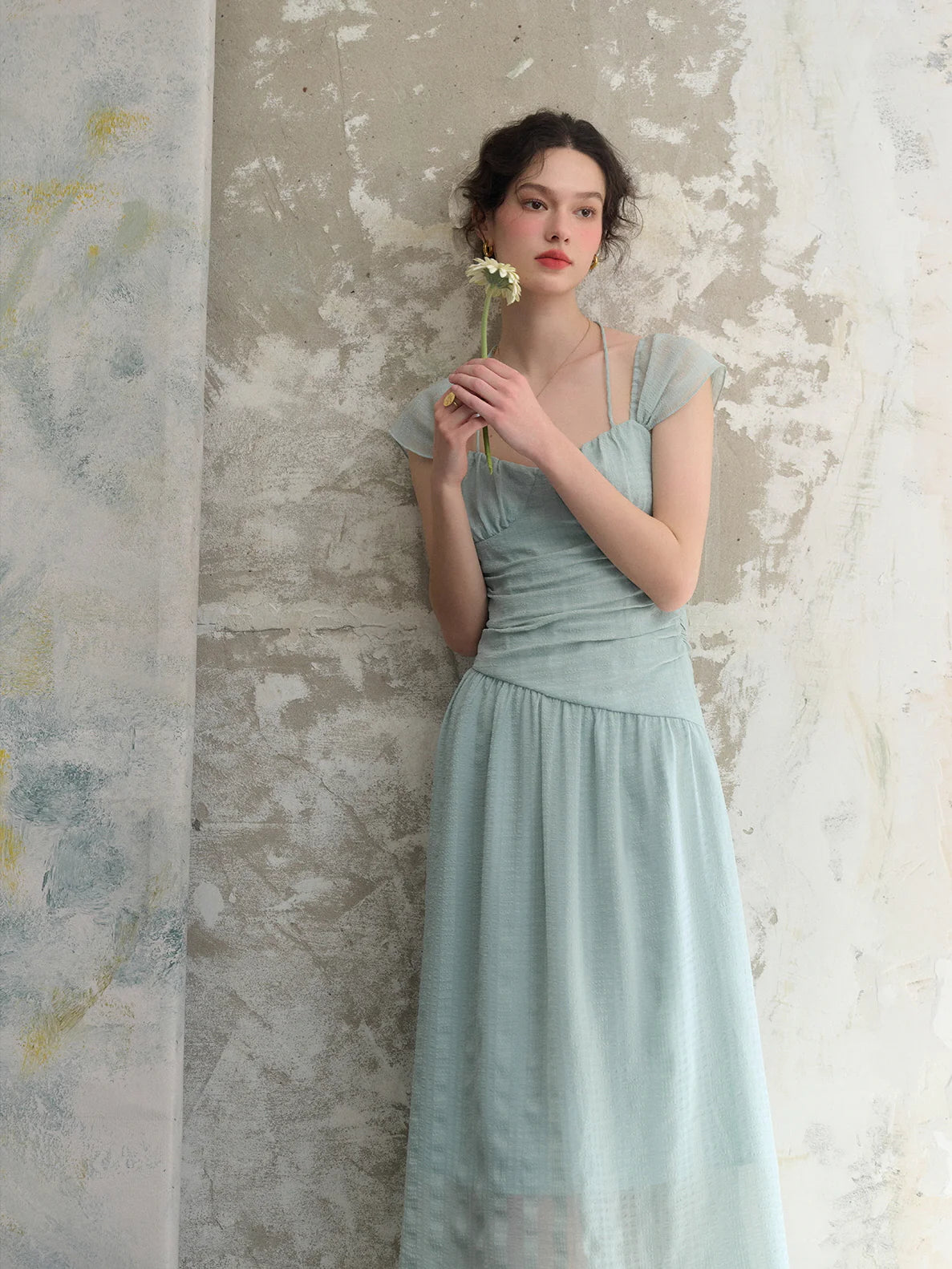 Chloe's Mint Blossom Summer Dress