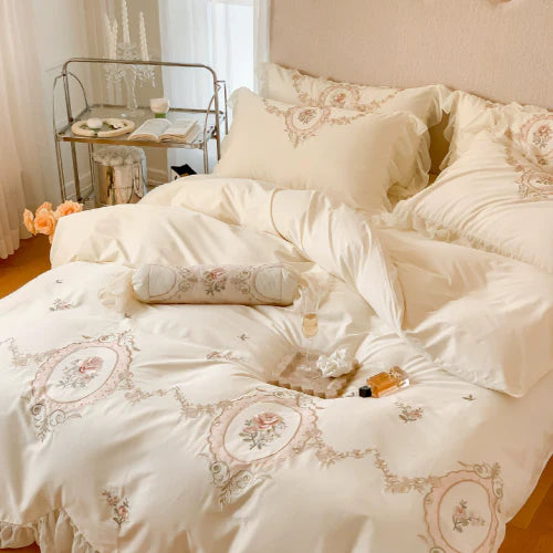 Elegant Blossom Princess Bedding Set