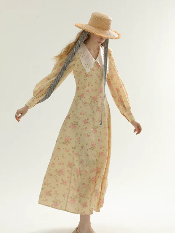 Yellow Spring Blossom Dress