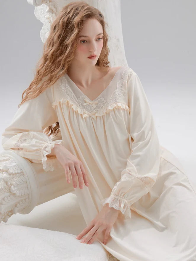 Celestial Lace Dream Nightgown