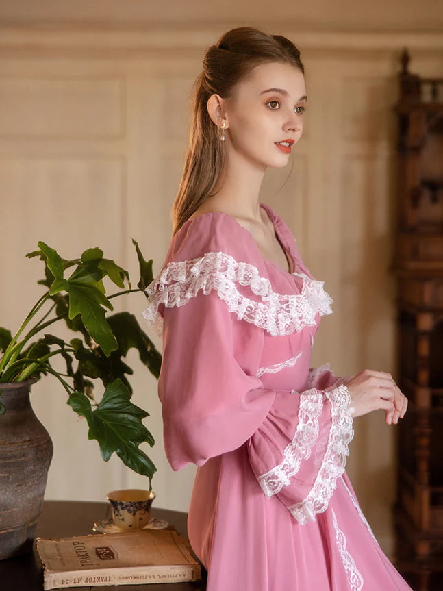 Blush Princess Lace Gown