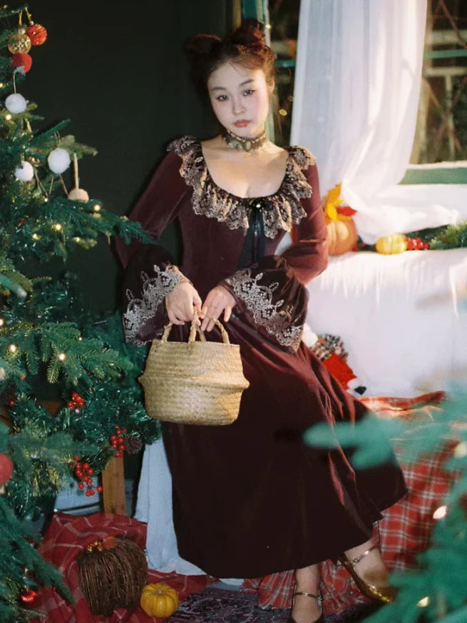 Royal Velvet Enchantment Dress