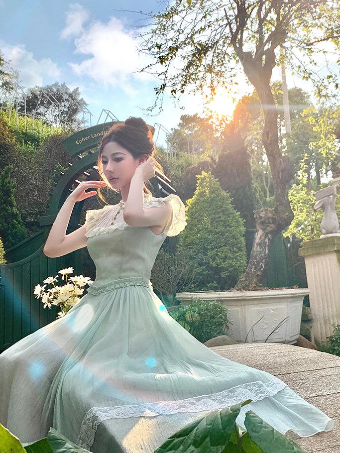 Lily's Enchanted Garden Mint Dress