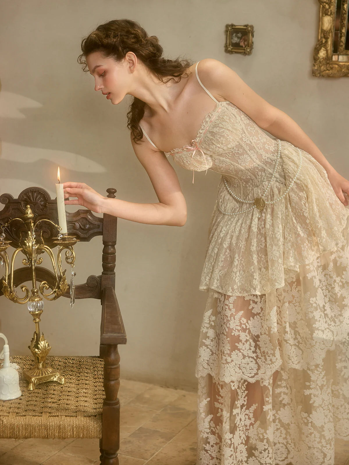 Lace Blossom Princess Dress