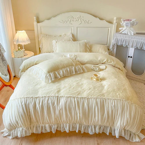 Parisian Yellow Floral Bedding Set