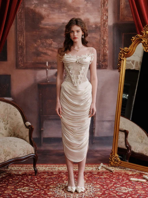 Ivory Lace Bloom Camisole Top