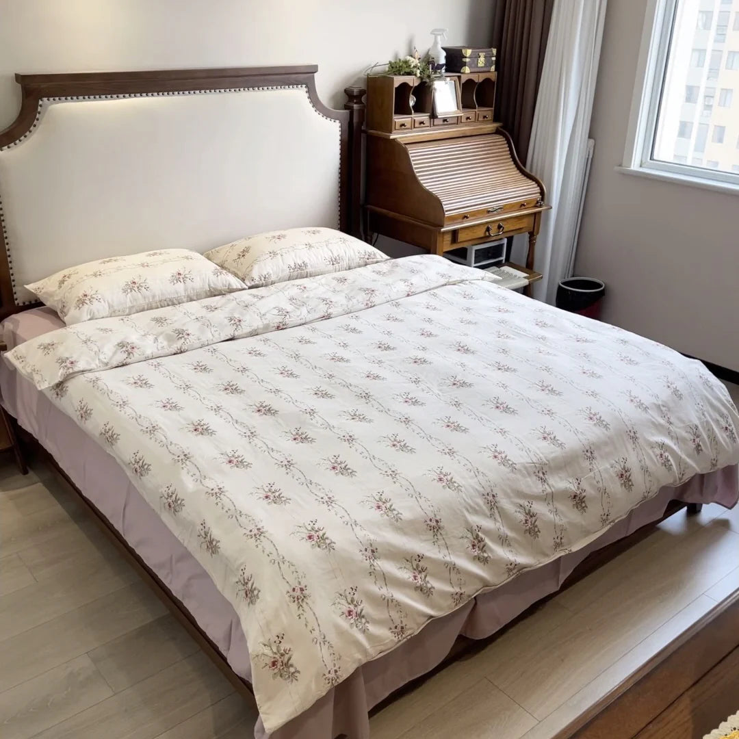 Blushing Rose Garden Bedding Set