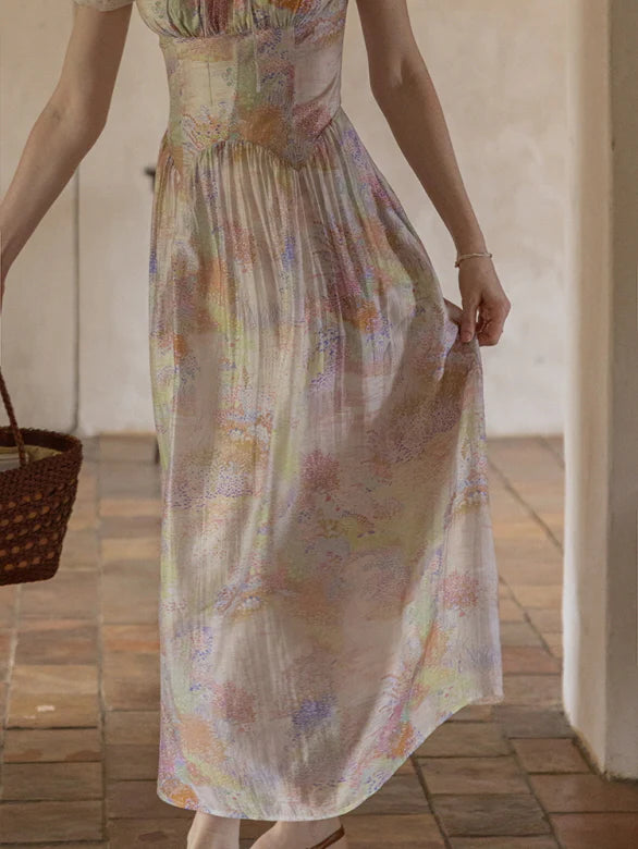 Whispering Meadows Floral Dress