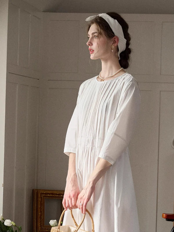 Spring Delight Monochrome Dress