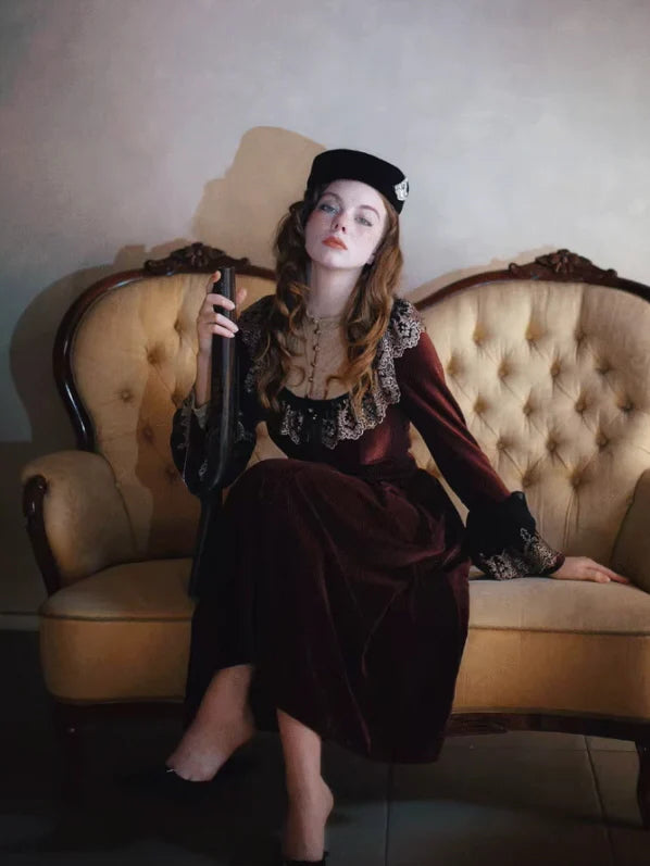 Royal Velvet Enchantment Dress