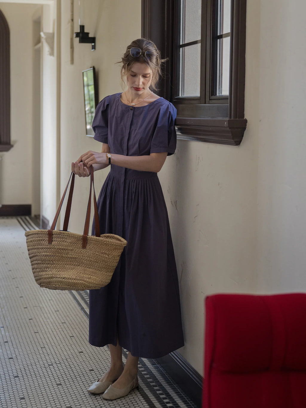 Timeless Graceful Cotton Dress