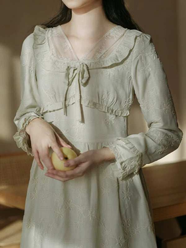 Minty Meadow Retro Dress